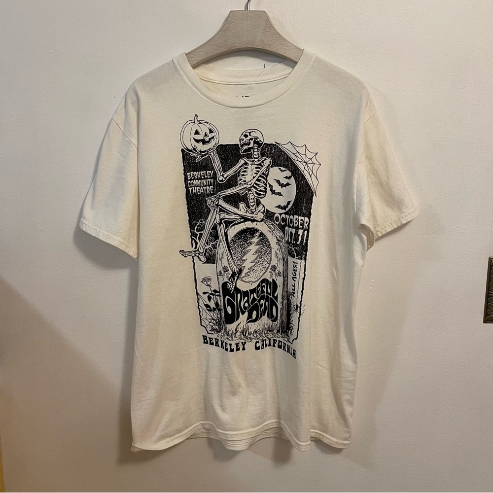 Grateful Dead Shirt Tee Small Mens Halloween Rock Band Concert Nostalgiacore NWT - Picture 8 of 16